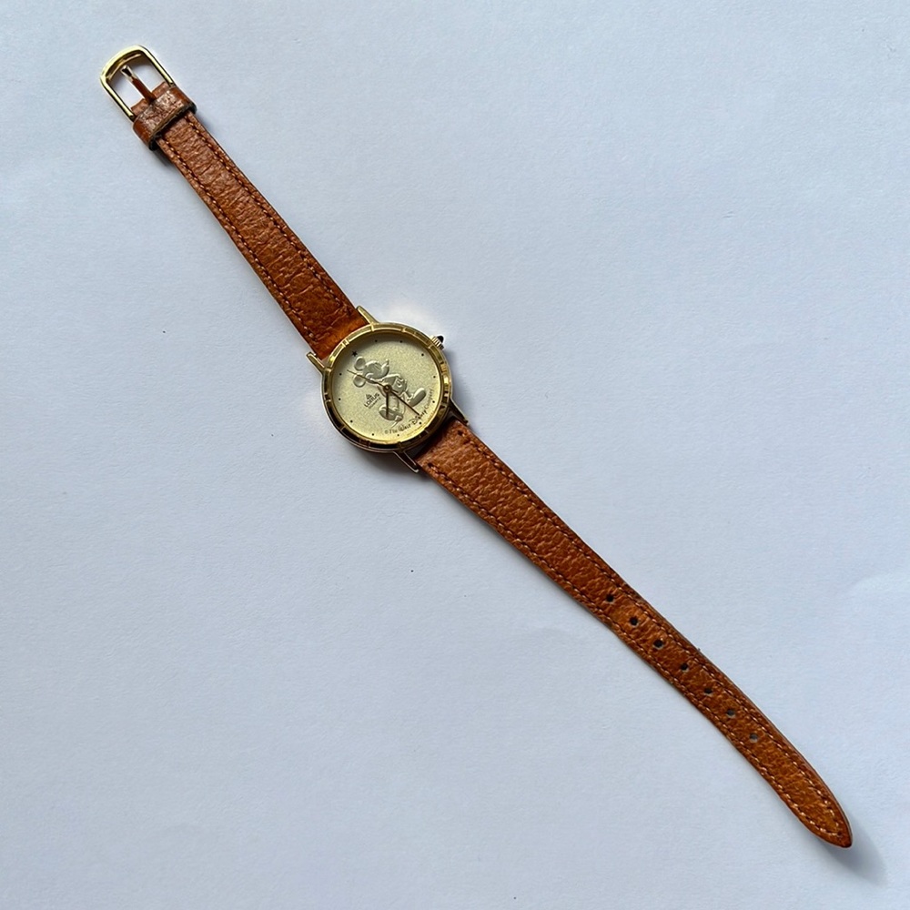 Vintage Mickey Mouse Watch Lotus Quartz Model